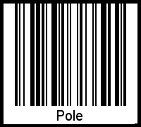 Interpretation von Pole als Barcode