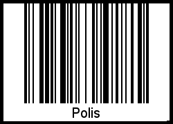 Barcode-Foto von Polis