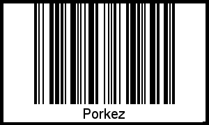 Barcode-Foto von Porkez