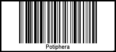 Interpretation von Potiphera als Barcode