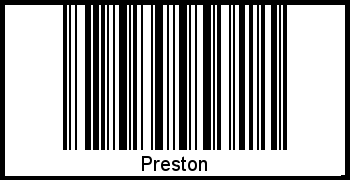 Interpretation von Preston als Barcode