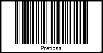 Pretiosa als Barcode und QR-Code
