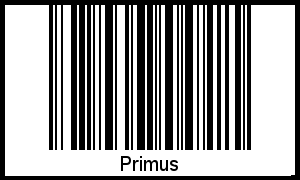 Primus als Barcode und QR-Code