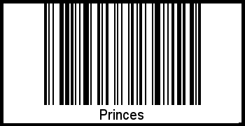 Interpretation von Princes als Barcode