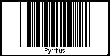 Interpretation von Pyrrhus als Barcode