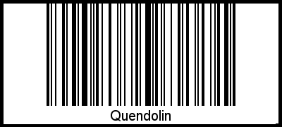 Quendolin als Barcode und QR-Code