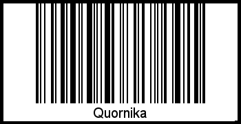 Quornika als Barcode und QR-Code