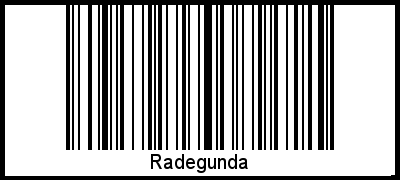 Barcode-Foto von Radegunda