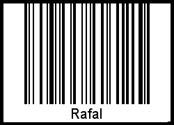 Interpretation von Rafal als Barcode