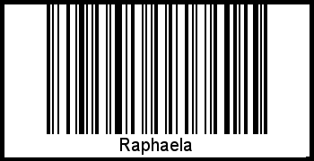 Raphaela als Barcode und QR-Code