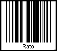 Rato als Barcode und QR-Code