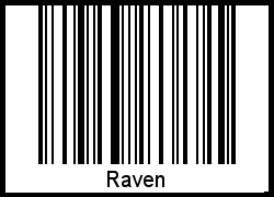 Barcode-Grafik von Raven