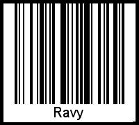 Interpretation von Ravy als Barcode