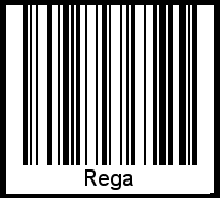 Interpretation von Rega als Barcode