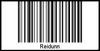 Barcode-Grafik von Reidunn