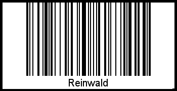 Reinwald als Barcode und QR-Code