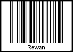 Rewan als Barcode und QR-Code