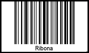 Ribona als Barcode und QR-Code