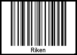 Barcode-Foto von Riken