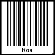Barcode-Foto von Roa