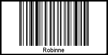 Interpretation von Robinne als Barcode