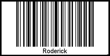Barcode-Foto von Roderick