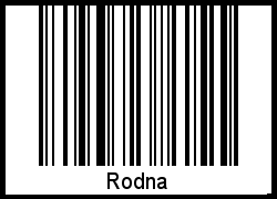 Barcode-Grafik von Rodna