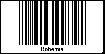Barcode-Grafik von Rohemia