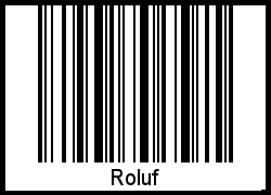 Roluf als Barcode und QR-Code