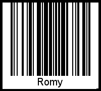 Barcode-Grafik von Romy