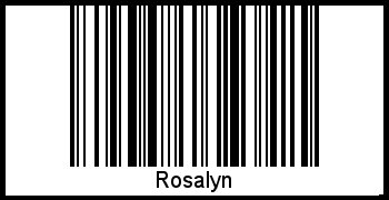 Barcode-Foto von Rosalyn