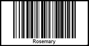 Rosemary als Barcode und QR-Code