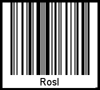 Rosl als Barcode und QR-Code
