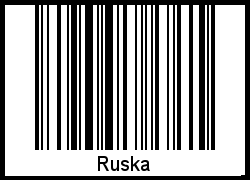 Barcode-Grafik von Ruska