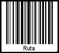 Interpretation von Ruta als Barcode