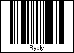 Interpretation von Ryely als Barcode