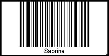 Barcode-Foto von Sabrina
