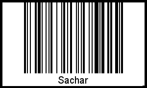 Interpretation von Sachar als Barcode