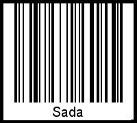 Interpretation von Sada als Barcode