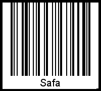 Barcode-Grafik von Safa