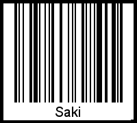 Barcode-Foto von Saki