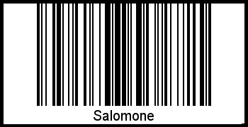 Interpretation von Salomone als Barcode