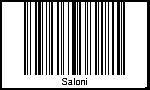 Barcode-Foto von Saloni