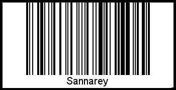 Barcode-Grafik von Sannarey