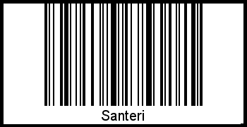 Santeri als Barcode und QR-Code