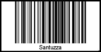 Santuzza als Barcode und QR-Code