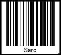 Barcode-Grafik von Saro