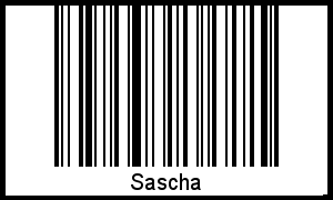 Barcode-Grafik von Sascha
