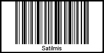 Satilmis als Barcode und QR-Code