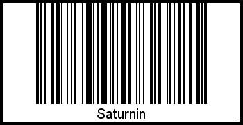 Interpretation von Saturnin als Barcode